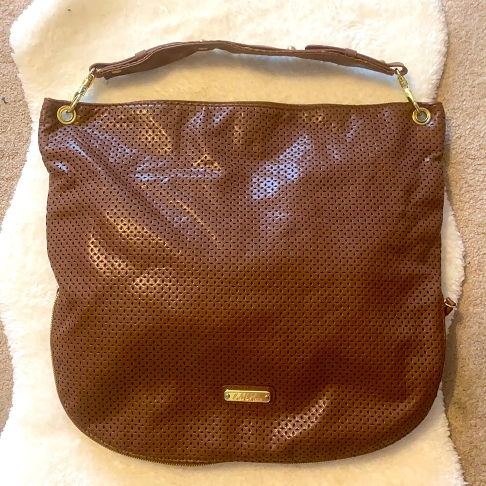 Brown shoulder bag